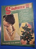 revista sanatatea decembrie 1990 - numar de carciun si anul nou