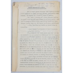 GEO BOGZA - CEI CARE AU RAMAS - ARTICOL PENTRU ZIAR , DACTILOGRAFIAT , CU CORECTURILE, MODIFICARILE SI ADAUGIRILE OLOGRAFE ALE AUTORULUI , 1938