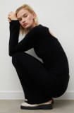 Cumpara ieftin Herskind pulover de lana femei, culoarea negru, light