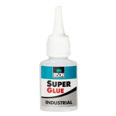 Adeziv universal, Bison Super Glue Industrial, transparent, 20 g foto