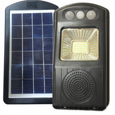 Corp Iluminat LED 30W Solar Boxa Senzori Suport Telecomanda CL180 foto