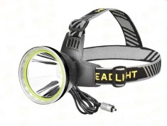 Lanternă frontală LED Laser TG cu acumulator Li-Ion, și lampă portabila auxiliară, multifuncțională