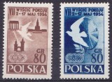 TSV % - 1954 MICHEL 845-846 POLONIA, MNH/** LUX