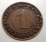 B.153 GERMANIA WEIMAR 1 REICHSPFENNIG 1931 D