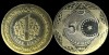 TURCIA : Lot 1 + 5 LIRA / LIRE 2025 , Bimetal , KM NEW , a UNC / UNC, Asia, Cupru-Nichel