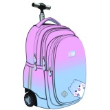 Cumpara ieftin Ghiozdan Troler ST.Right, colectia Blue Hamster, TB01, roti silicon, 44x32x25 cm