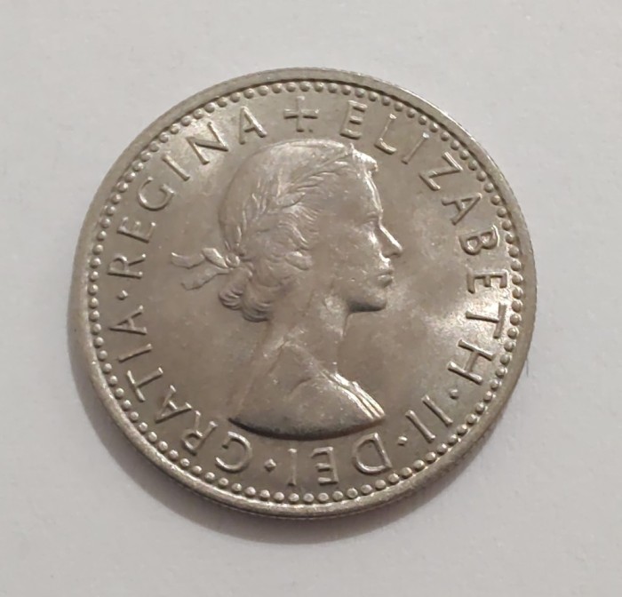 Marea Britanie - 6 Pence 1966