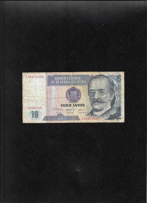 Peru 10 intis 1986 seria9681035 foto