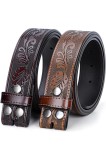 2 bucati curele vestice SANSTHS pentru barbati fara catarama, curea de cowboy pentru catarama, curele din piele vestica pentru blugi