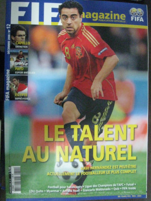 Revista fotbal - FIFA magazin (decembrie 2008) foto