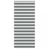 VidaXL Jaluzea tip zebra gri &icirc;nchis lățime țesătură 95,9 cm poliester