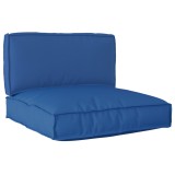 vidaXL Set de Perne pentru Palet, 2 Piese, Albastru Regal, Textil Oxford