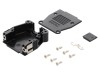 Carcasa Conector D-Sub CONEC SnapLock Plastic Negru pentru D-Sub 15pin HD 26pin