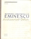 Dictionarul Limbii Poetice A Lui Eminescu - Tudor Vianu