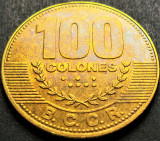 Cumpara ieftin Moneda exotica 100 COLONES - COSTA RICA, anul 2014 * cod 3645, America Centrala si de Sud