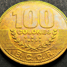 Moneda exotica 100 COLONES - COSTA RICA, anul 2014 * cod 3645
