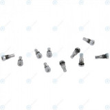 Set cu șuruburi inferioare 10 buc argintiu pentru iPhone 8 iPhone 8 Plus iPhone SE 2020