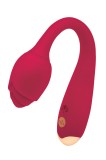 Vibrator Stem Flexi G-Spot Rosegasm, 9 Moduri Vibratii, Silicon, USB, Rosu, 21 cm
