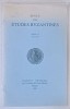 REVUE DES ETUDES BYZANTINES , TOME 53 , SUBJET : LE CENTENAIRE DE L &#039; INSTITUT BYZANTIN DESW ASSOMPTIONNISTES par ALBERT FAILLER , 1995 , DEDICATIE *