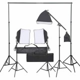 Cumpara ieftin Kit studio foto cu set de lampi