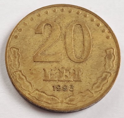 Romania, 20 Lei 1993 foto