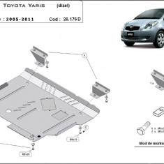 Scut motor metalic Toyota Yaris Diesel 2006-2011