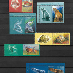 ROMANIA 2009 - FAUNA PROTEJATA DIN ROMANIA, VINIETA, MNH - LP 1841c