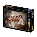 Cumpara ieftin Puzzle adulti D-Toys Carl Bloch - In a Roman Osteria / Intr-o osterie romana, 1000 piese