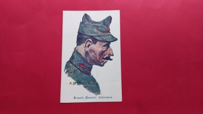Bucuresti Armata Romana Uniforma Infanterie 1910 Steurer Militar Military foto