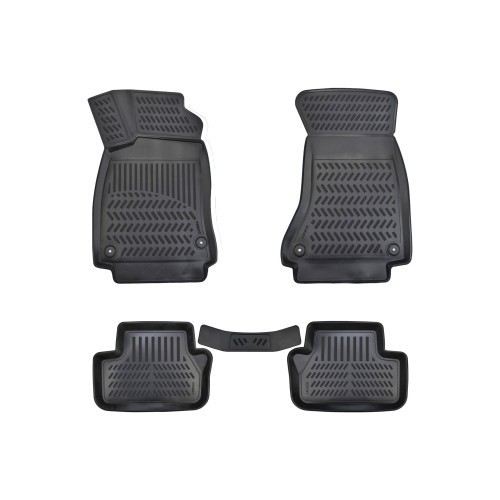 Covoare cauciuc tavita compatibile Audi A4 B8 2007-2016 Cod: A80-X186v3