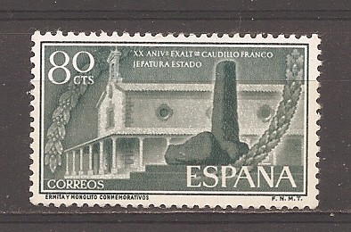 Spania1956 - 20 ani, Generalului Franco &icirc;n funcția de șef al statului, MNH