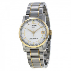 Ceas dama Tissot T-Classic Titanium Automatic, Argintiu, T087.207.55.117.00 foto