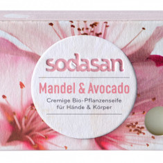 Sapun crema bio migdale si avocado 100g SODASAN