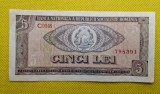 5 lei 1966, seria C.0148 798391, stare foarte bună