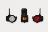 Lampa Gabarit LED Brat Scurt 3 Functii FT-140W 12-36V Rosu Alb Galben Omologata E9