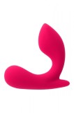Vibrator All About The Bass Remote Control, 12 Moduri Vibratii, Silicon, USB, Roz, 9.3 cm