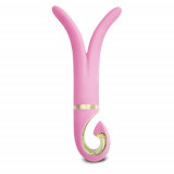 Vibratoare punctul G - G-Vibe 3 Stimulator Anatomic Dublu pentru Stimularea Simultana a Vaginului si Anusului