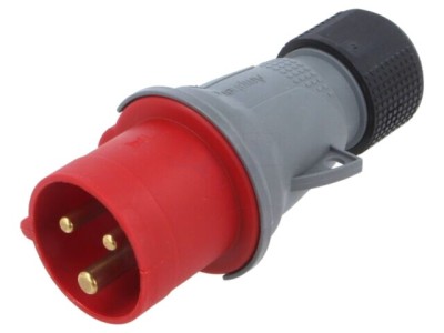 Conector alimentare AC trifazat AMPHENOL IP&amp;amp;S 16A 415V mufă tată IP44 foto