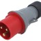 Conector alimentare AC trifazat AMPHENOL IP&amp;S 16A 415V mufă tată IP44