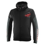 Geaca (hanorac tip hoodie) motociclete barbati Urban Ixon vara model Touchdown Air MS culoare: negru/rosu XL