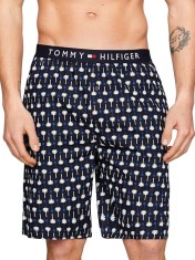 Pantaloni scurti de pijama pentru barbati Tommy Hilfiger UM0UM01765, mini-palmieri, L - OUTLET