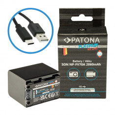 Acumulator replace Patona Platinum NP-FV70 2060mAh pentru Sony FDR-AX40 FDR-AX45-1394