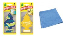 Set 2 x Odorizant Wunder-Baum - 3 Pack Mix si Laveta Microfibra 30x40cm foto