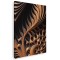 Tablou canvas sculptura lemn detaliu, maro, negru 1083 Tablou canvas pe panza CU RAMA 50x70 cm