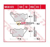 Placute frana TRW MCB 672SI