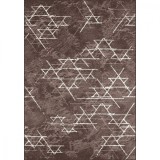 Covor Model Mira 24032-430, Marime 50 x 80 cm, Maro, Inaltime Fir 6 mm, Antialergic, Polipropilena, Living, Dormitor, Sufragerie, Birou