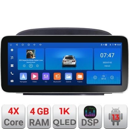 Navigatie Mercedes SL W230 2004-2011 K-W230 Edotec 4+64 12.3 inch Incell 1K android Wifi 5Ghz gps internet CarStore Technology