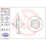 Set disc frana Alfa Romeo Mito (955) 08.08-10.18, Spate, 251X10mm, plin, BREMBO