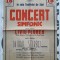 HST PM27 Afiș concert simfonic Filarmonica Oradea 1957