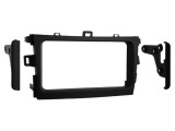Cadru radio 2 DIN negru pentru Toyota Corolla (2009-2013)